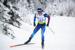 26.01.2022, xsoex, Biathlon IBU Open European Championships Arber, Individual Men, v.l. Sandro Bovisi (Switzerland)  / 