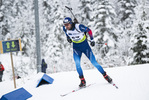 26.01.2022, xsoex, Biathlon IBU Open European Championships Arber, Individual Men, v.l. Eligius Tambornino (Switzerland)  / 
