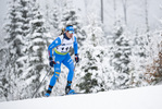 26.01.2022, xsoex, Biathlon IBU Open European Championships Arber, Individual Men, v.l. Michele Molinari (Italy)  / 