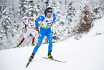 26.01.2022, xsoex, Biathlon IBU Open European Championships Arber, Individual Men, v.l. David Zingerle (Italy)  / 