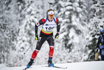 26.01.2022, xsoex, Biathlon IBU Open European Championships Arber, Individual Men, v.l. Aidan Millar (Canada)n  / 