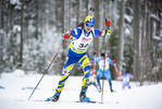 28.01.2022, xsoex, Biathlon IBU Open European Championships Arber, Sprint Men, v.l. Taras Lesiuk (Ukraine)  / 