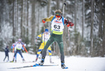 28.01.2022, xsoex, Biathlon IBU Open European Championships Arber, Sprint Men, v.l. Maksim Fomin (Lithuania)  / 