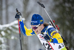 28.01.2022, xsoex, Biathlon IBU Open European Championships Arber, Sprint Men, v.l. Gabriel Stegmayr (Sweden)  / 