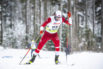 28.01.2022, xsoex, Biathlon IBU Open European Championships Arber, Sprint Men, v.l. Rudis Balodis (Latvia)  / 