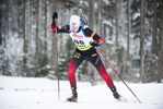 28.01.2022, xsoex, Biathlon IBU Open European Championships Arber, Sprint Men, v.l. Aleksander Fjeld Andersen (Norway)  / 