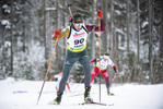 28.01.2022, xsoex, Biathlon IBU Open European Championships Arber, Sprint Men, v.l. Nikita Cigak (Lithuania)  / 