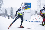 29.01.2022, xsoex, Biathlon IBU Open European Championships Arber, Pursuit Men, v.l. Justus Strelow (Germany)  / 