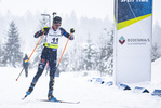 29.01.2022, xsoex, Biathlon IBU Open European Championships Arber, Pursuit Men, v.l. Dominic Schmuck (Germany)  / 