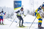 29.01.2022, xsoex, Biathlon IBU Open European Championships Arber, Pursuit Men, v.l. Matthias Dorfer (Germany)  / 