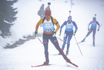04.02.2021, xsoex, Biathlon Deutschlandpokal Clausthal-Zellerfeld, v.l. Marie Zeutschel (Germany)  / 