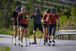 Hafjell, Norwegen, 10.07.22: Vanessa Hinz (Germany), Anna Weidel (Germany), Trainer Kristian Mehringer (Germany), Janina Hettich-Walz (Germany), Franziska Hildebrand (Germany) in aktion waehrend des Training am 10. July  2022 in Hafjell. (Foto von Kevin Voigt / VOIGT)Hafjell, Norway, 10.07.22: Vanessa Hinz (Germany), Anna Weidel (Germany), Trainer Kristian Mehringer (Germany), Janina Hettich-Walz (Germany), Franziska Hildebrand (Germany) in action competes during the training at the July 10, 2022 in Hafjell. (Photo by Kevin Voigt / VOIGT)