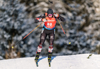 11.12.2020, xadex, Biathlon IBU Weltcup Hochfilzen, Sprint Herren, v.l. David Komatz (AUT)  / 

Copyright: EXPA/Adelsberger via VOIGT Fotografie